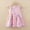 JF Pink Love Printed Frock FD6086B